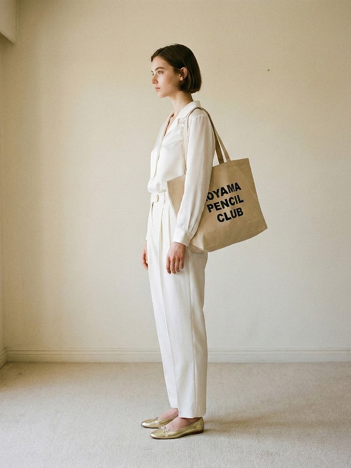 Organic Cotton Tote - Black Logo product image (1)