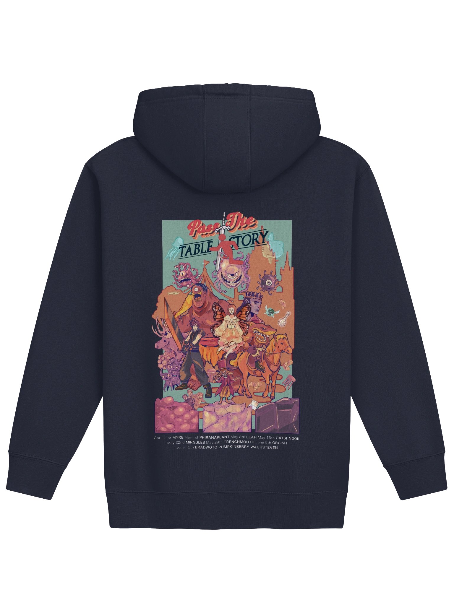 Pass the Tablestory Hoodie (Dark) product image (14)