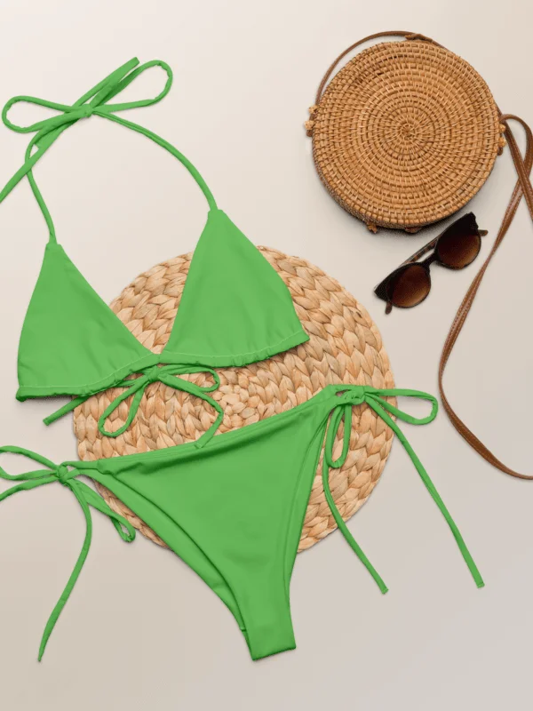His House String Bikini Set - Lime product image (6)