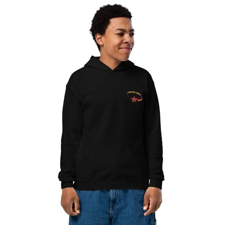 🌟 Positive Vibes Kids Hoodie – Stay Cozy & Bright! 💜 product image (1)