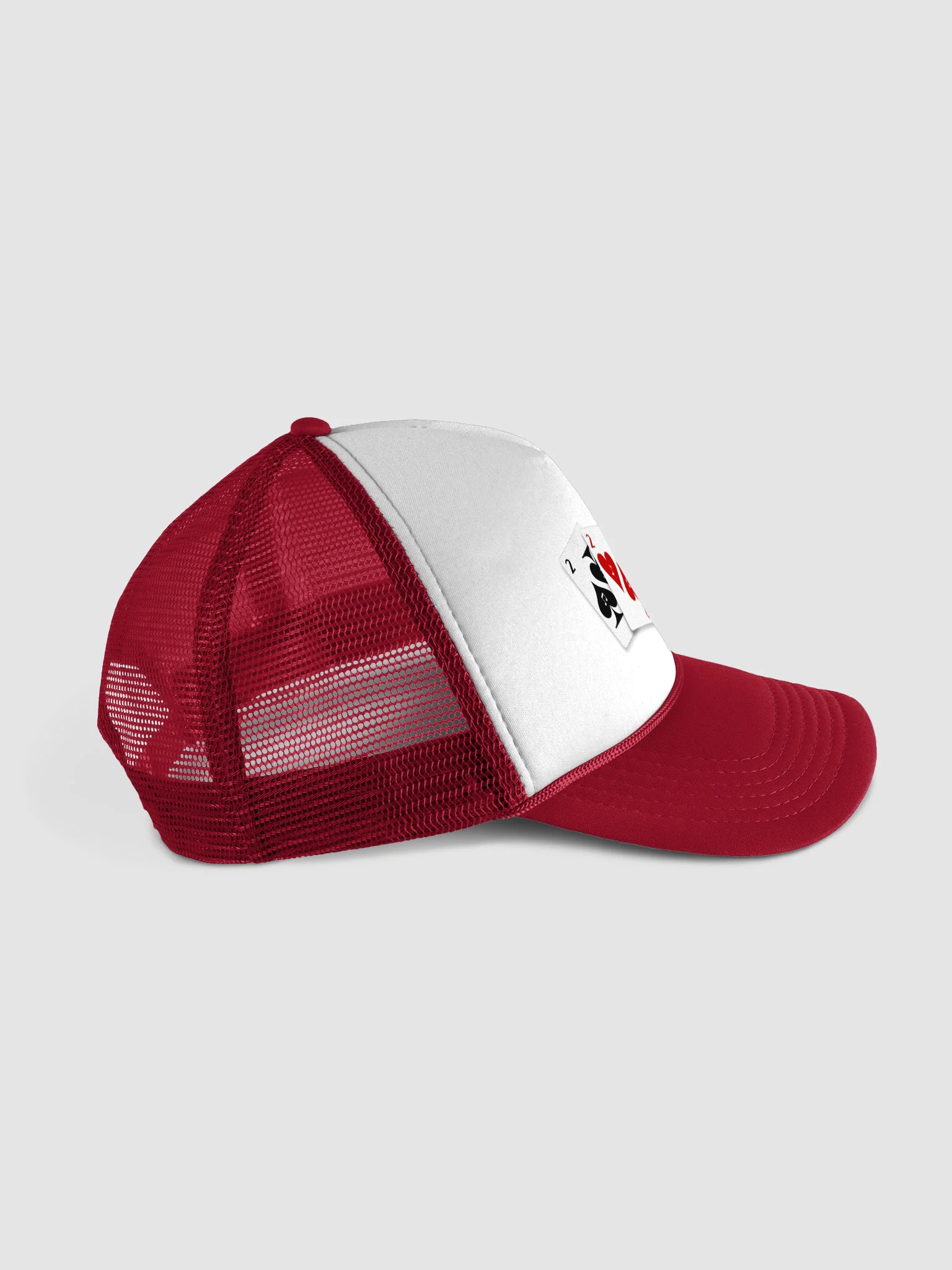 Double Deuce Trucker Cap (Red) product image (3)
