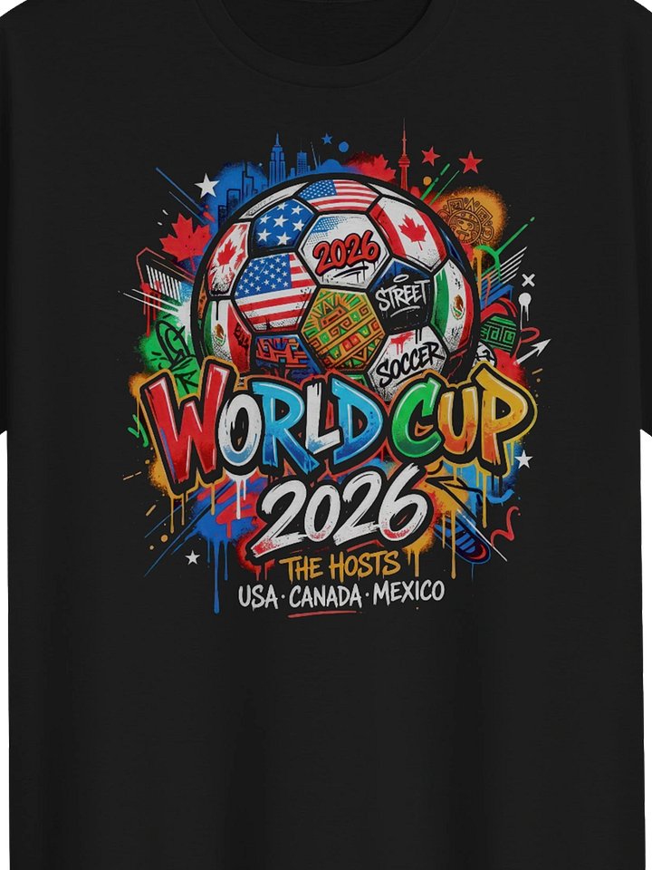 World Cup 2026 The Graffiti Style Graphic Tee product image (2)