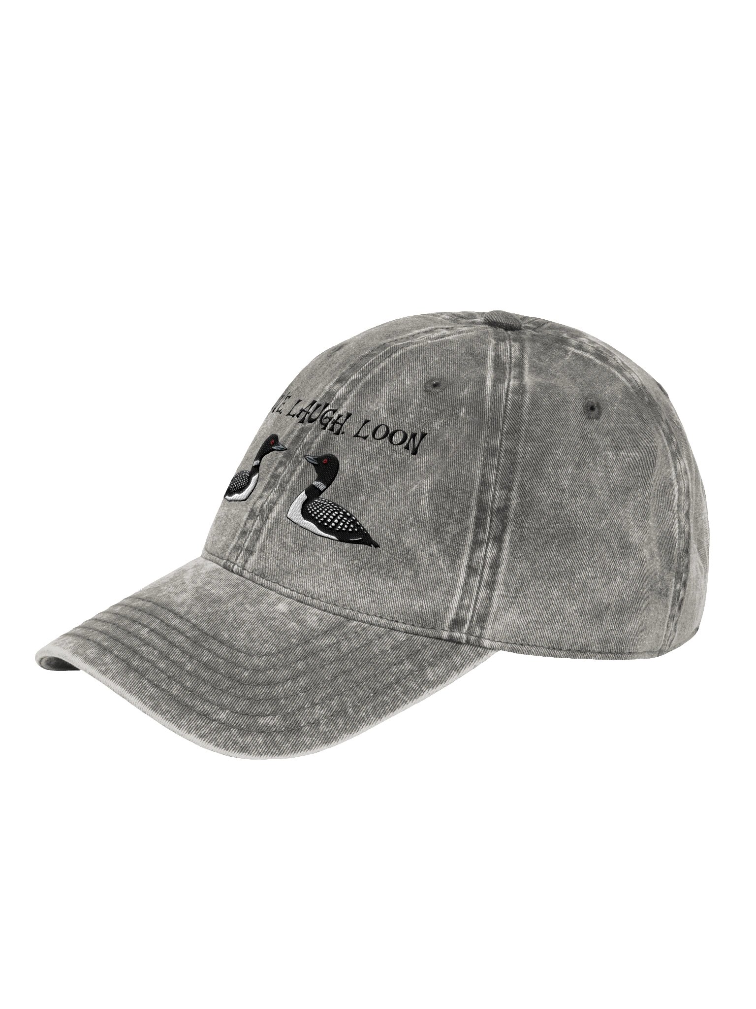 Live Laugh Loon Vintage Hat | Retro Bird Lover Cap | Garment-Washed Dad Hat product image (24)