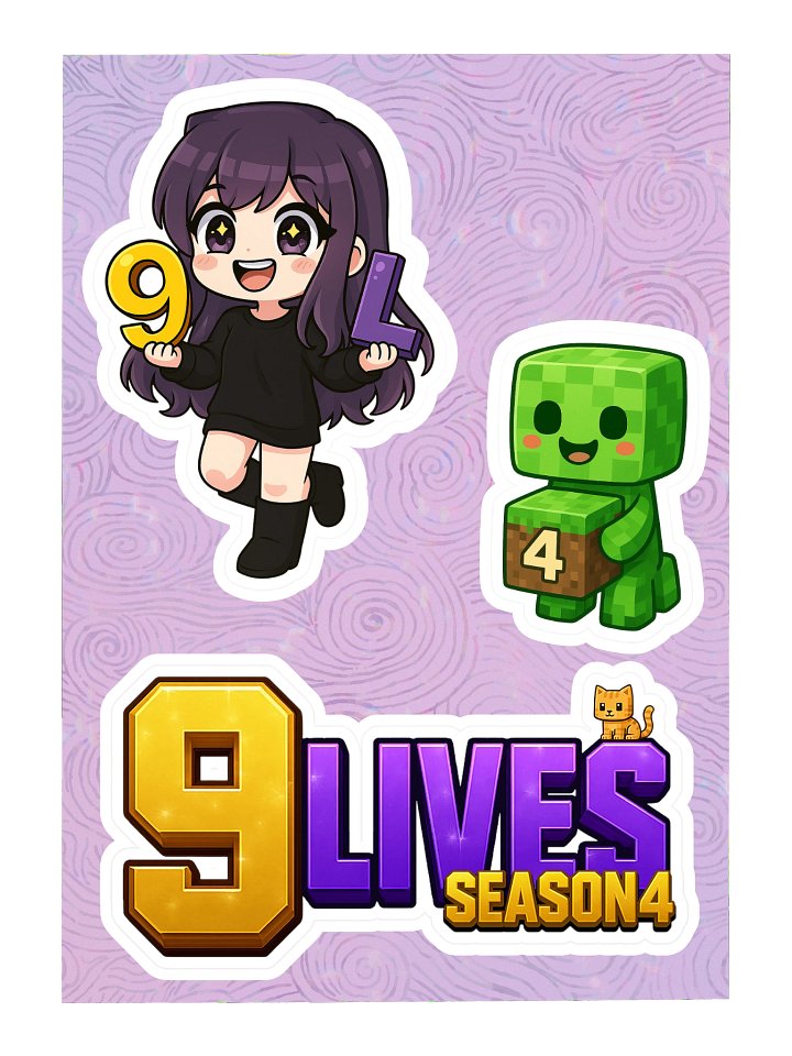 9LS4 Caithix Sticker Sheet product image (1)