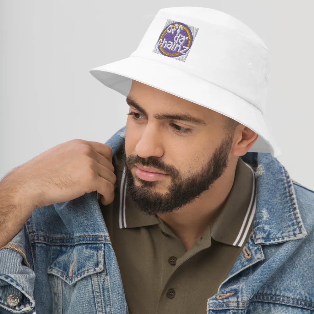 Off Da Chainz White Coolie Hat product image (11)