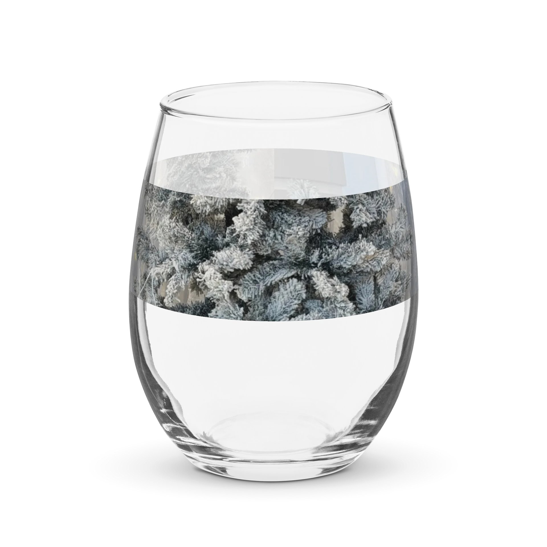 Frosted Forest Stemless Wine Glass product image (1)