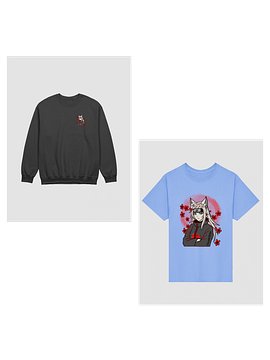 Red Akatsuki Bundle - crewneck + tee