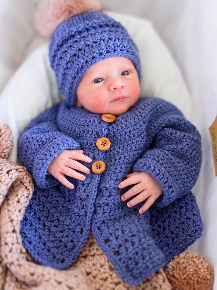 The Ella Cardigan Crochet Pattern product image (1)