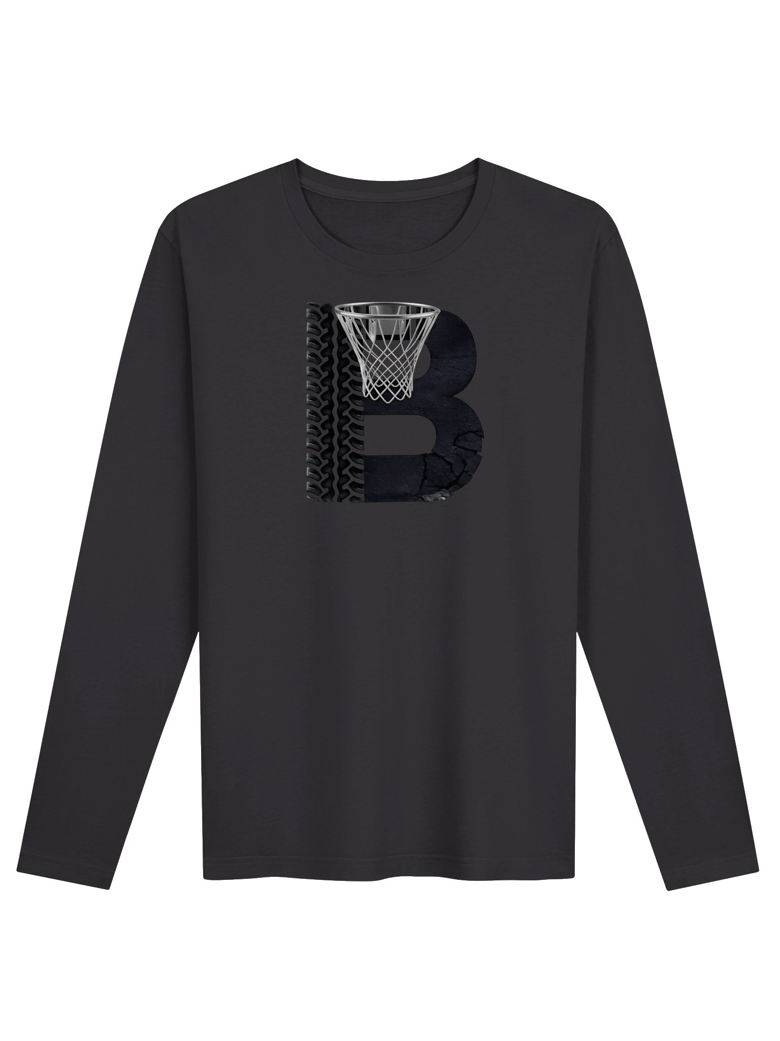 Blacktop Brand Basketball Long Sleeve Tee product image (1)