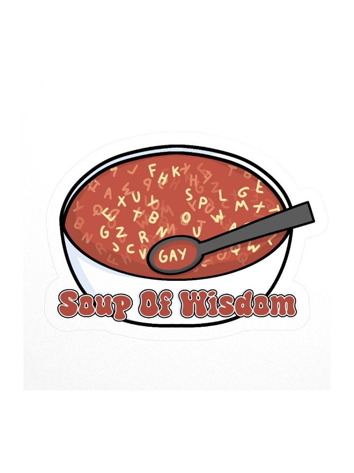 The Soup of Wisdom Pride Sticker product image (3)