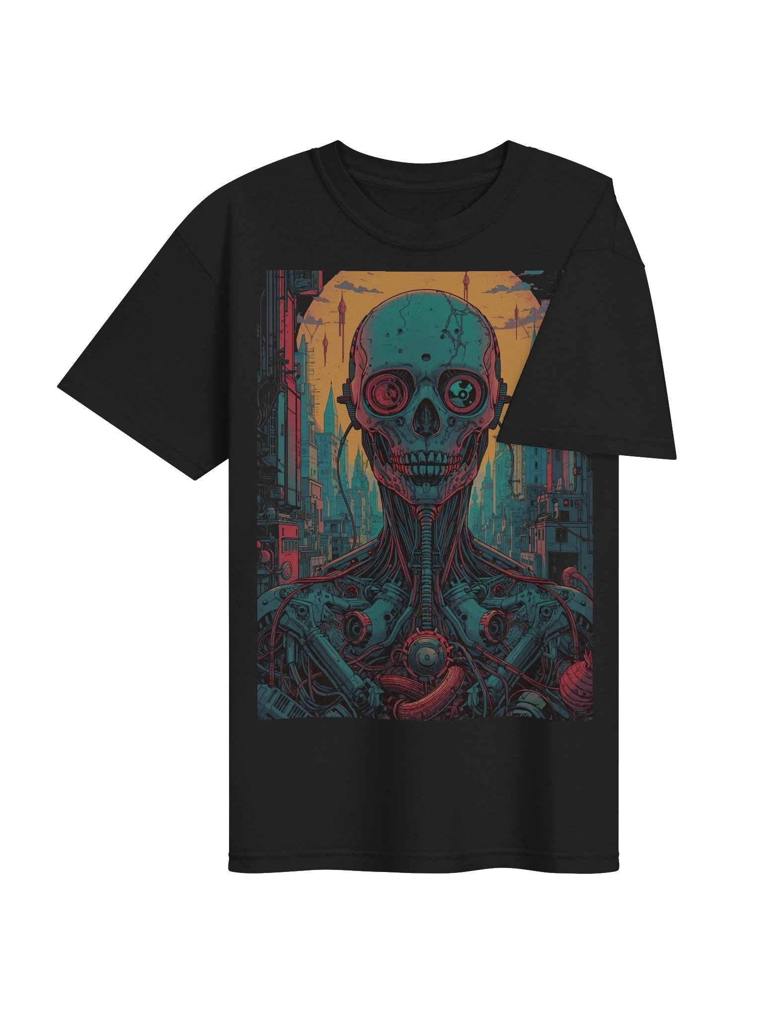 Synthetic Skull Dominion Heavyweight T-Shirt product image (7)
