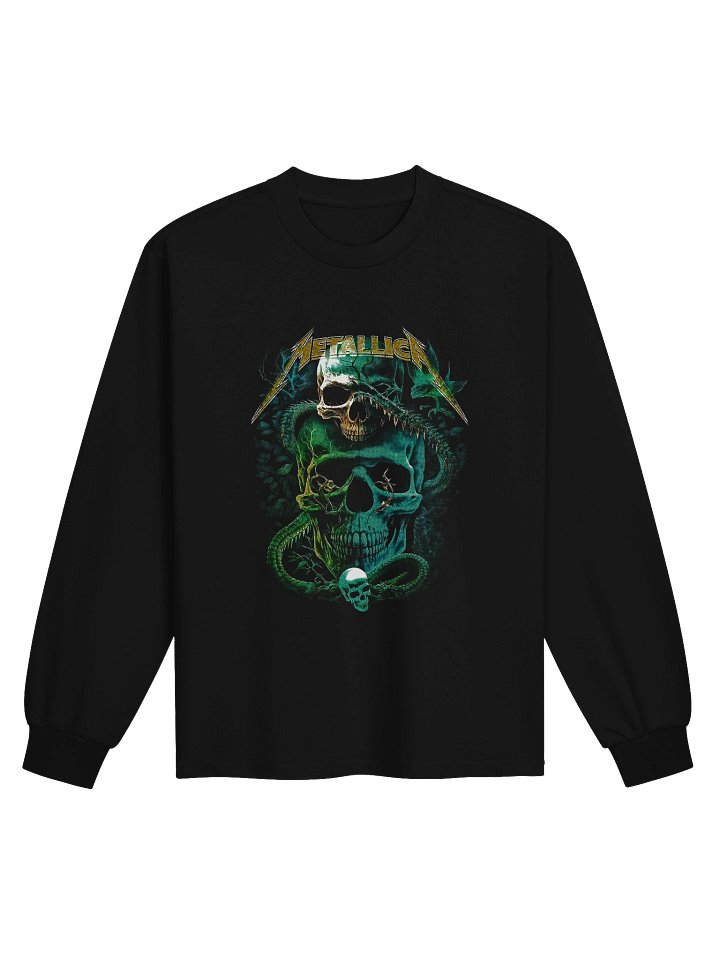 AS Colour Heavyweight Long Sleeve – Metallica Snake & Skull Edition (DTFx Print) product image (1)
