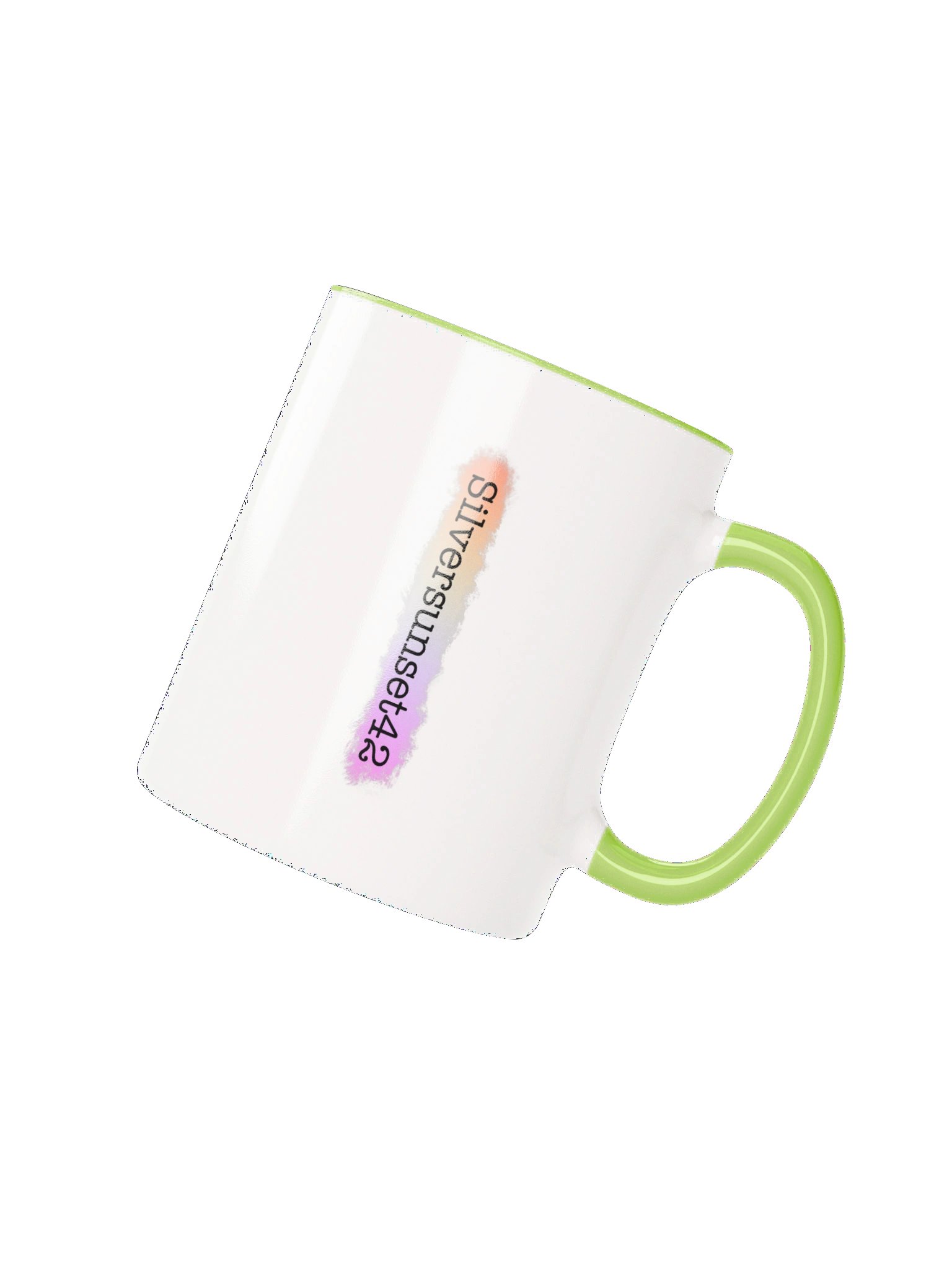 Logo mug with green inner product image (38)