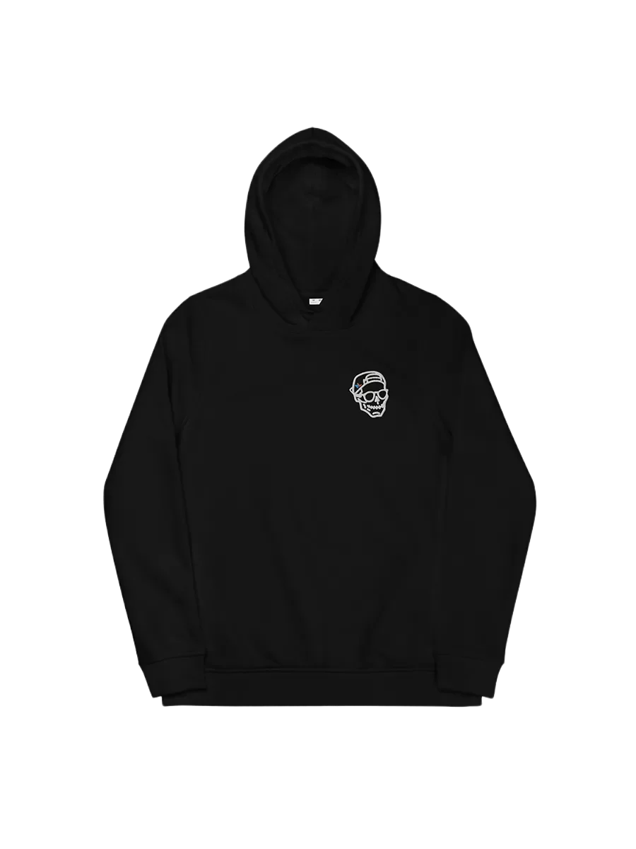Embroidered Skull - Fitted Eco Hoodie product image (1)