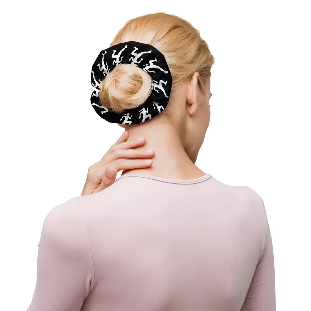 Running Girl Hair Scrunchie product image (1)