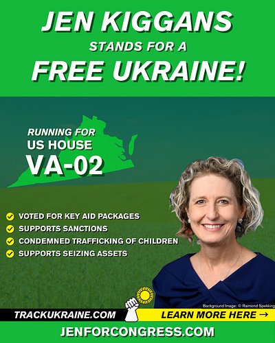 Congresswoman @repjenkiggans has voted for all the key Ukraine support packages that have crossed her desk. She signed onto t...