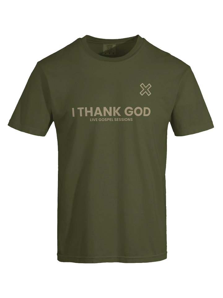 I THANK GOD Tee Comfort Garment-Dyed Heavyweight T-Shirt product image (2)