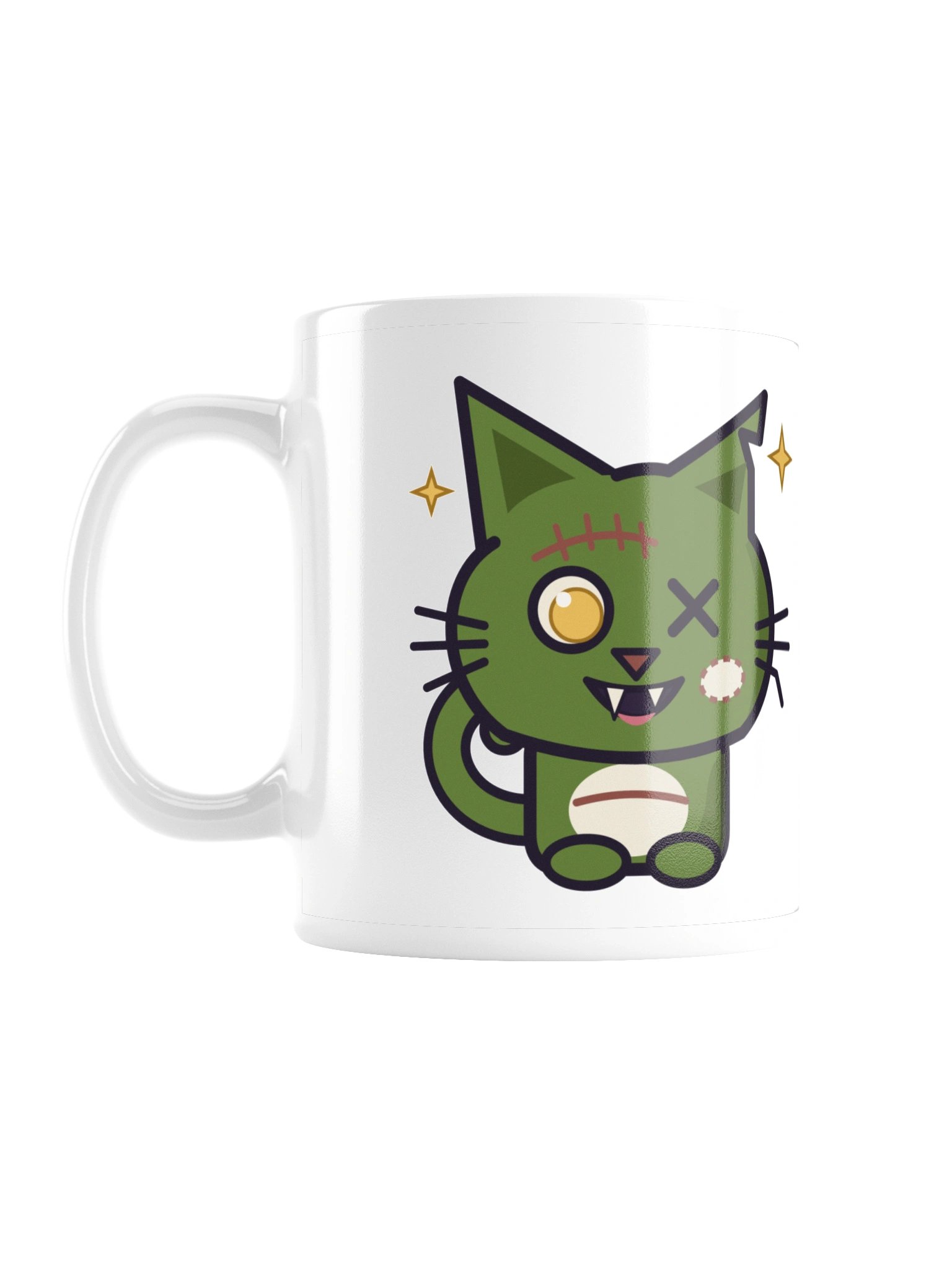 Streak x7 Zombie Cat Japanese Study Mug product image (1)