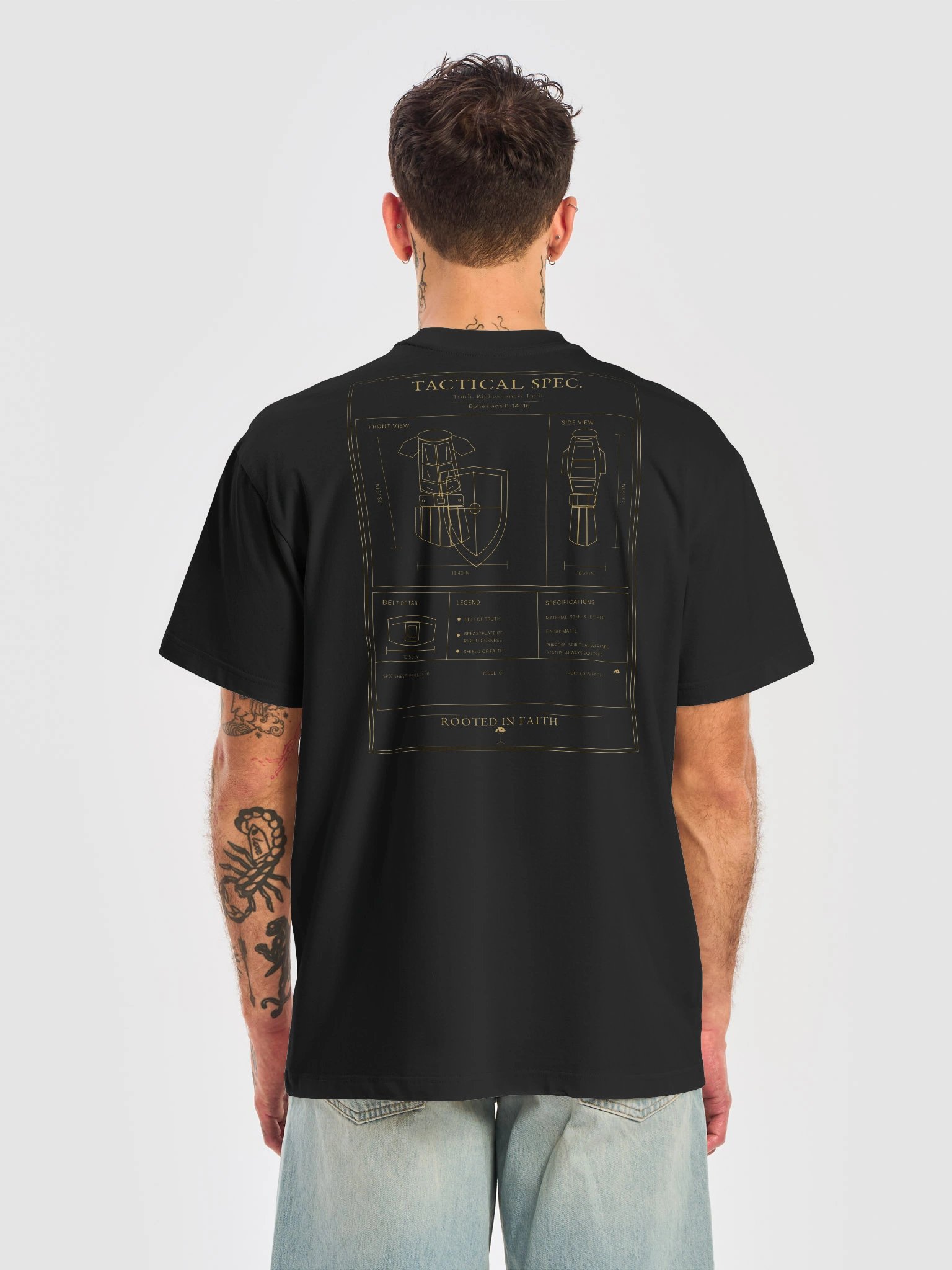 Spec’d in Faith Gold Crest Box Tee product image (11)