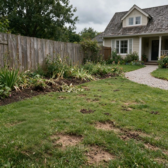 Garden before using Osmo RepelMax