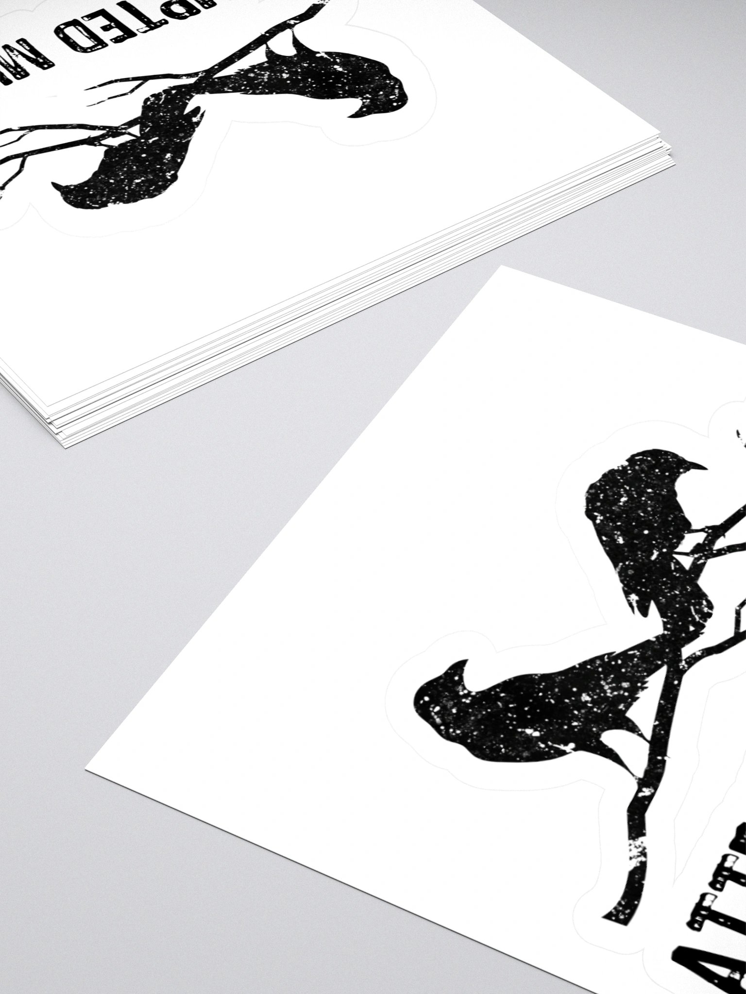 Attempted Murder Crow Sticker product image (3)