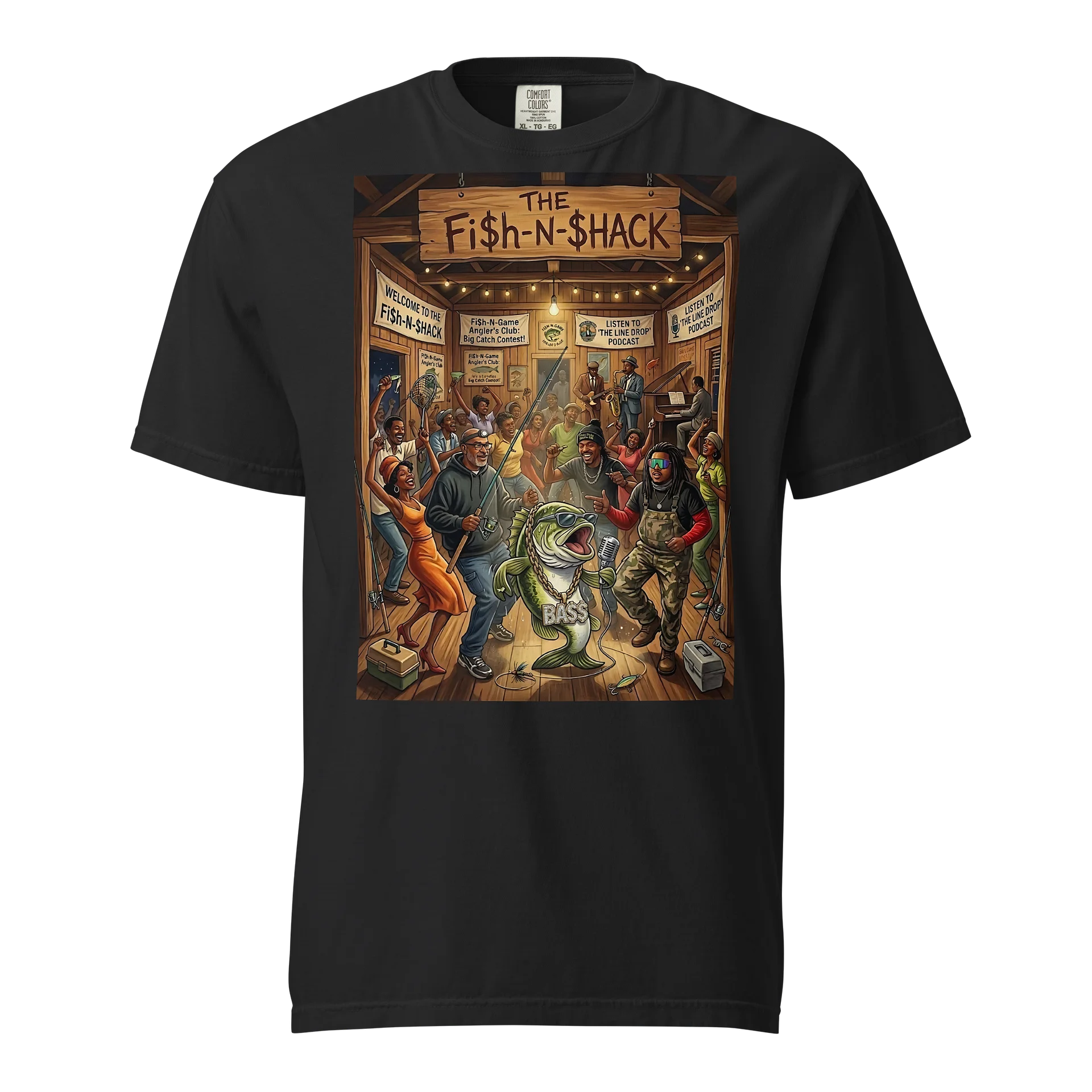 "The Fi$h-N-$hack" Comfort Colors T-Shirt product image (1)