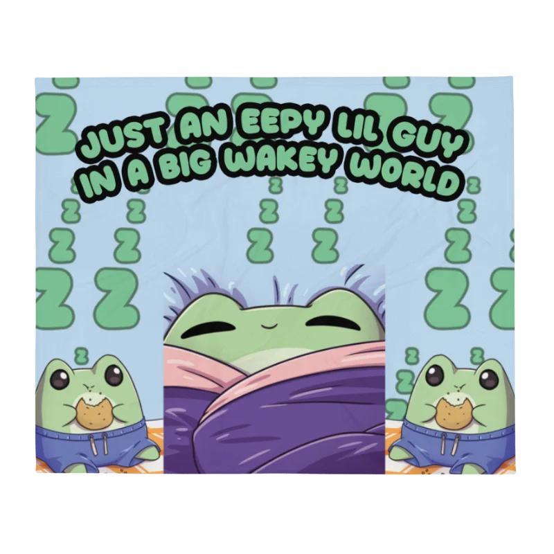 Smaller Just a eepy lil guy Blankie product image (1)