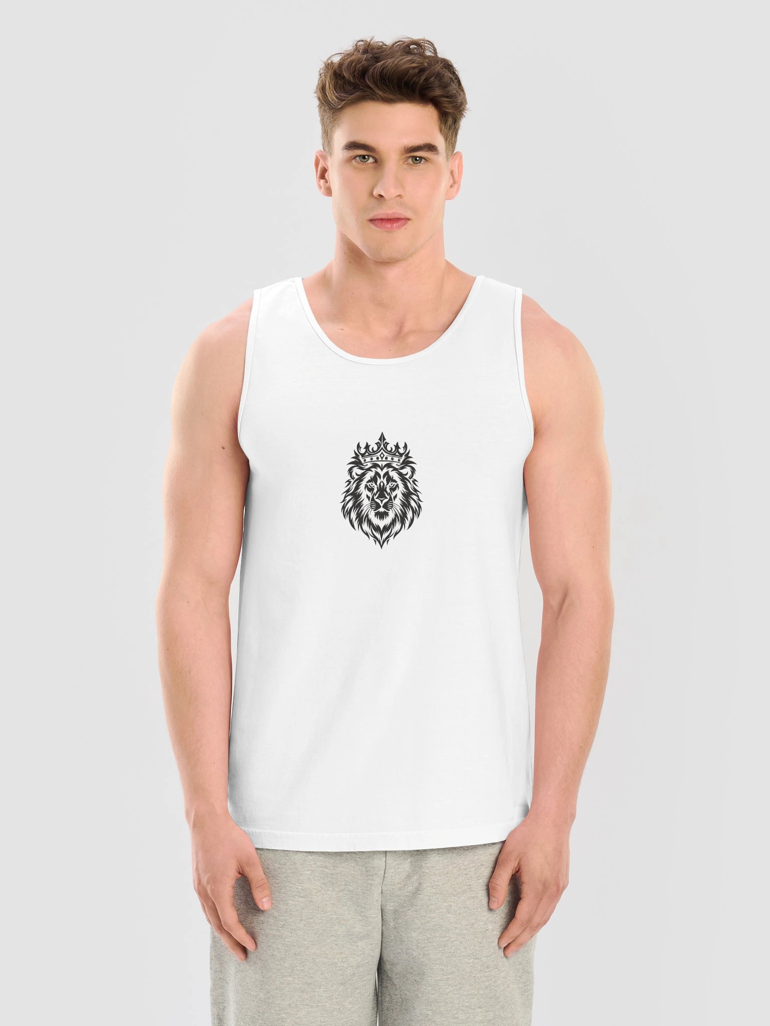 AESTHETIC KING Premium White Tank product image (2)