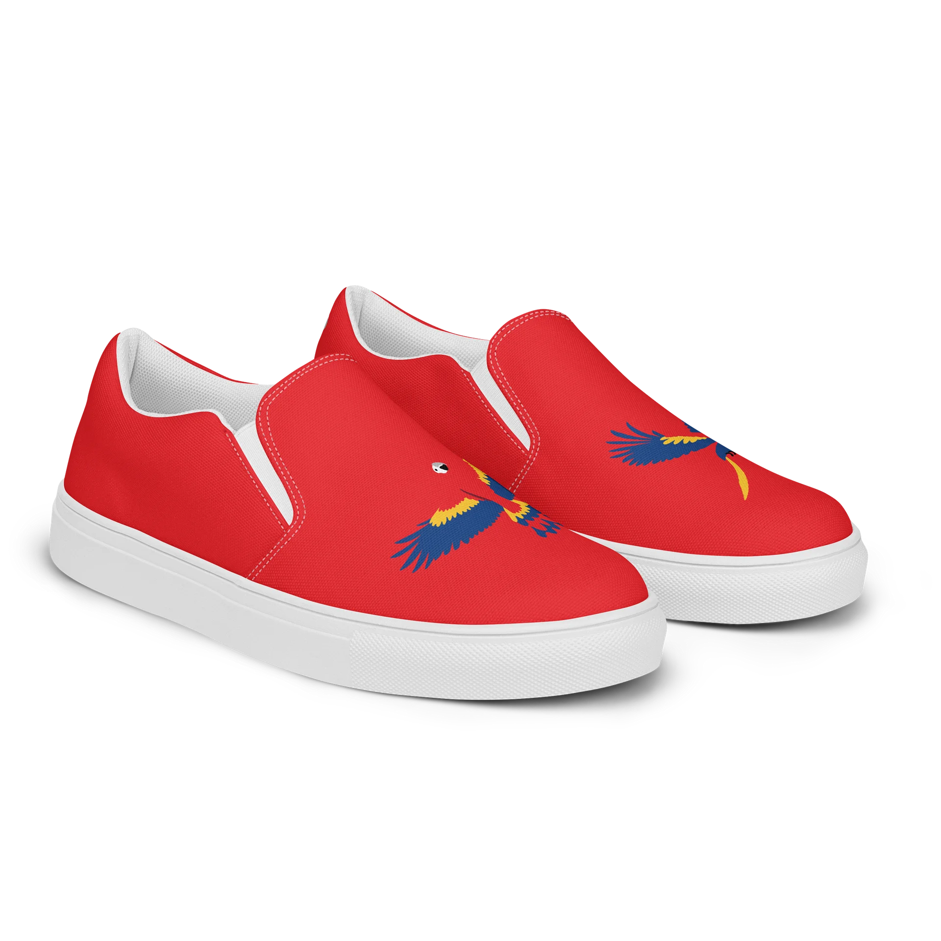 Colorful Bird Slip-On Canvas Shoes product image (2)