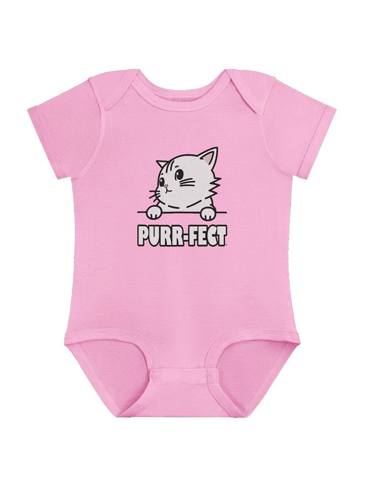 PURR-FECT - Rabbit Skins Baby Short Sleeve Bodysuit product image (5)