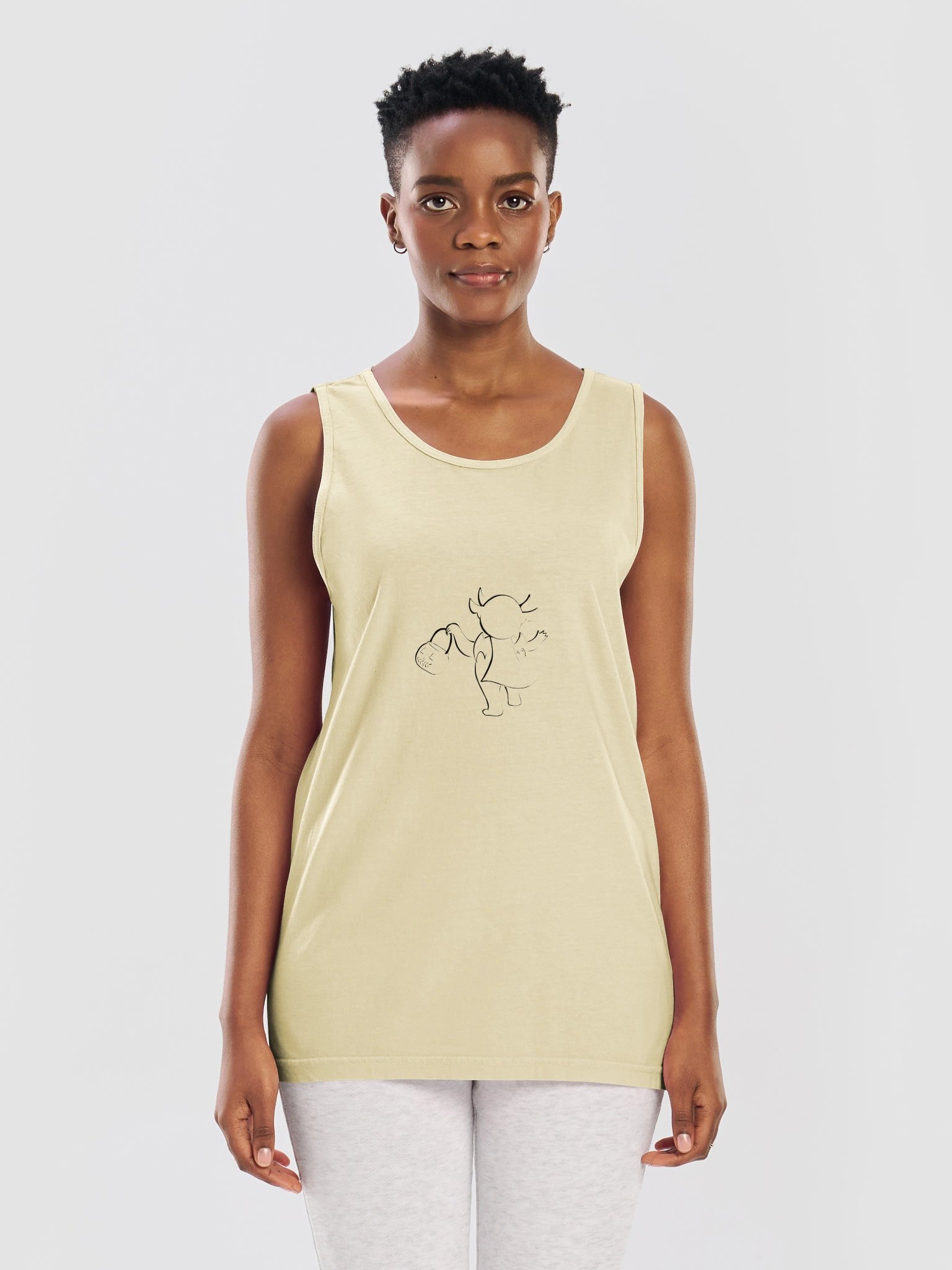 Cryptid On Your Corner Tanktop Shirt (Light Mode) product image (7)