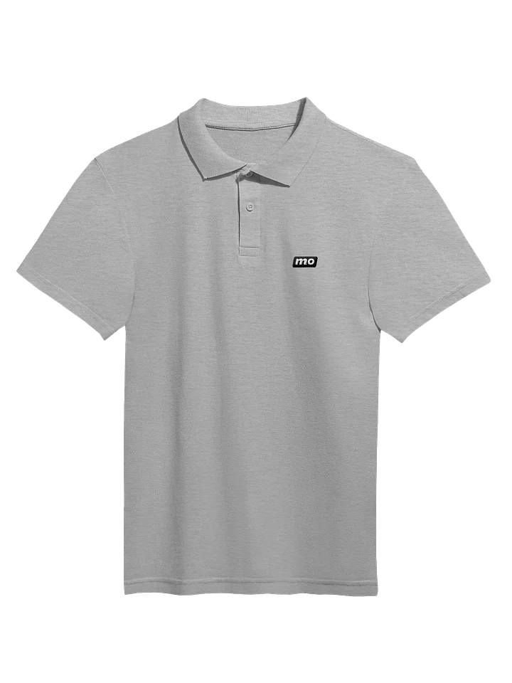 MO Pique Polo - Black Embroidery product image (2)