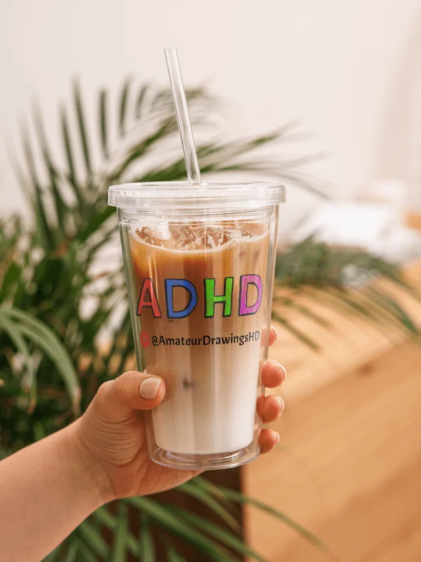 ADHD Clear Tumbler product image (1)