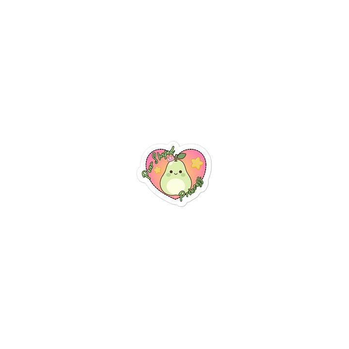 "Pear Shaped Prince" Die-Cut Sticker product image (1)