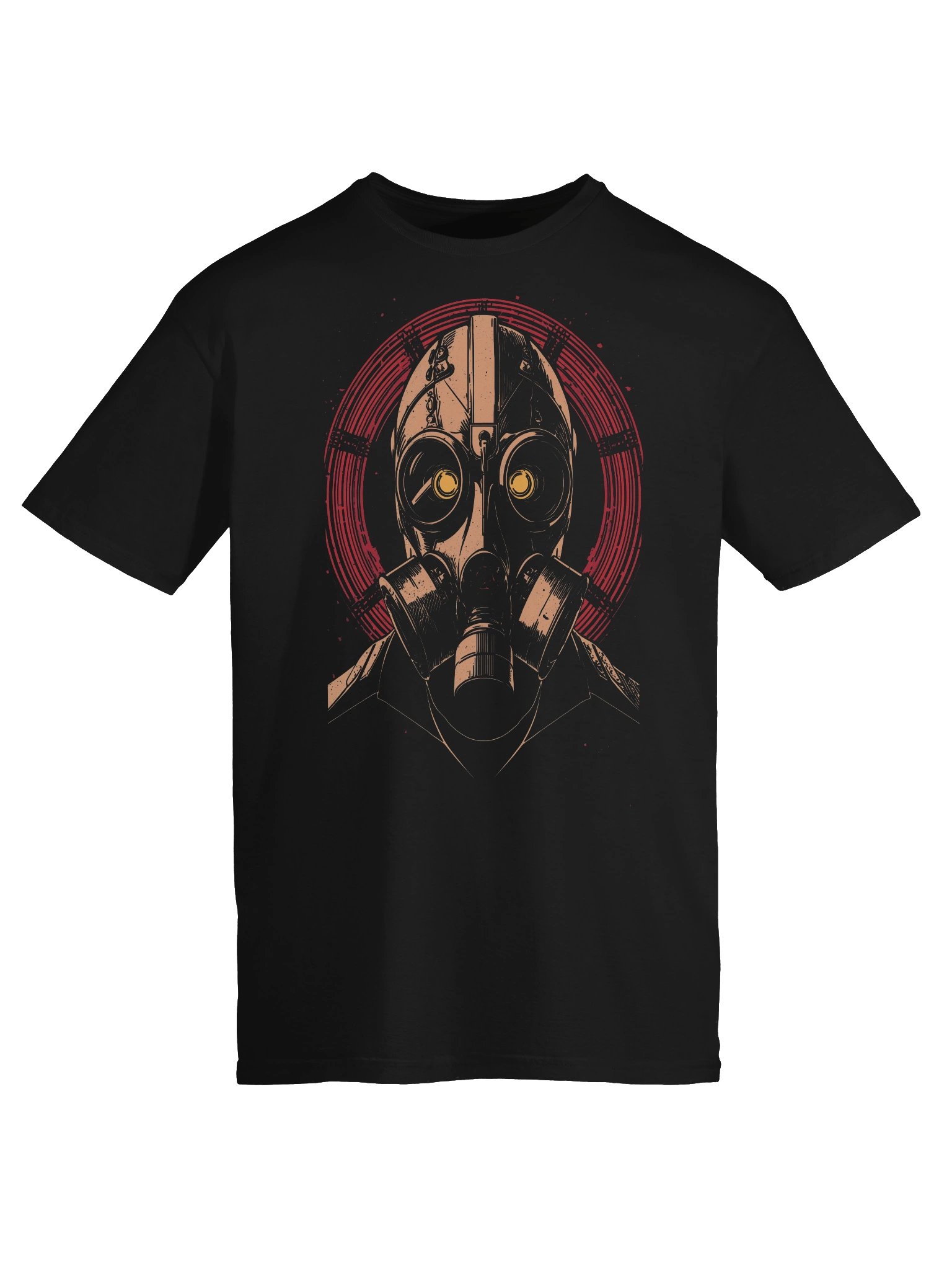 Gas Mask Red Halo T-Shirt product image (4)
