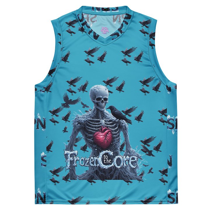 ice cold All-Over Print Basketball Jersey product image (2)