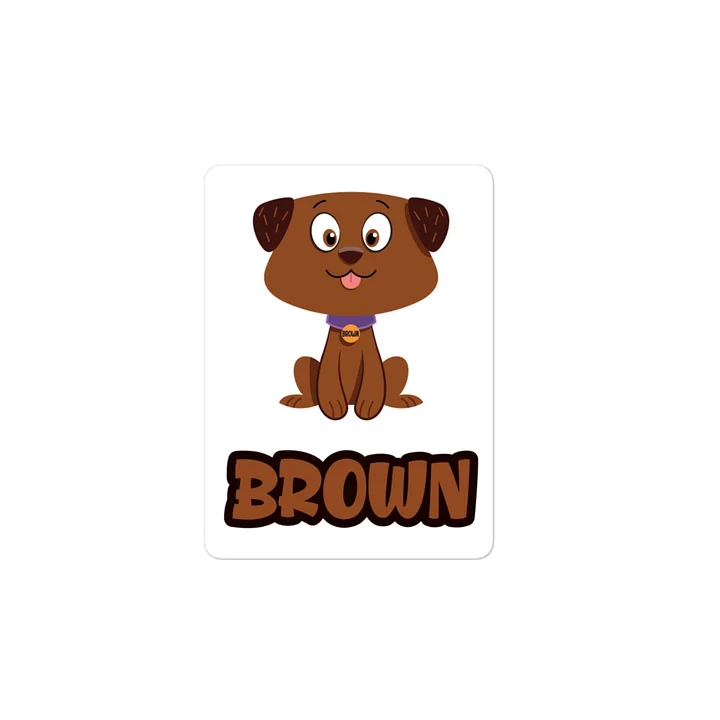 Brown Sticker product image (2)