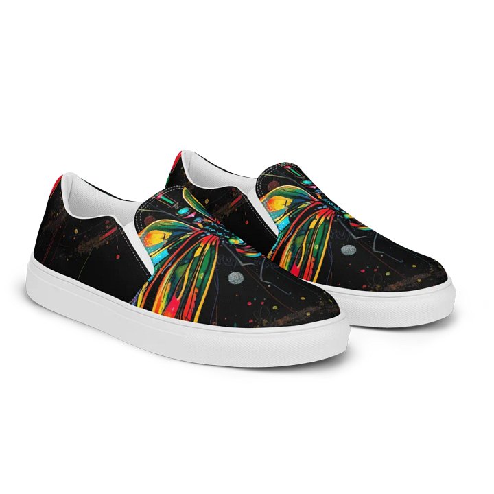 Women's Brilliant Dragonfluy slip on canvas shoes product image (2)
