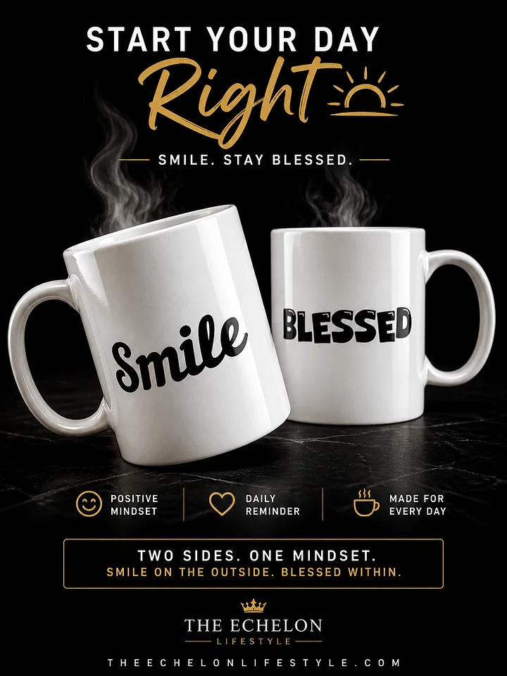Coffee Mug Smile & Blessed product image (1)