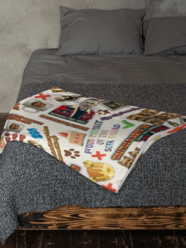 Sofa Squad Paulisms Seamless Pattern Blanket product image (3)