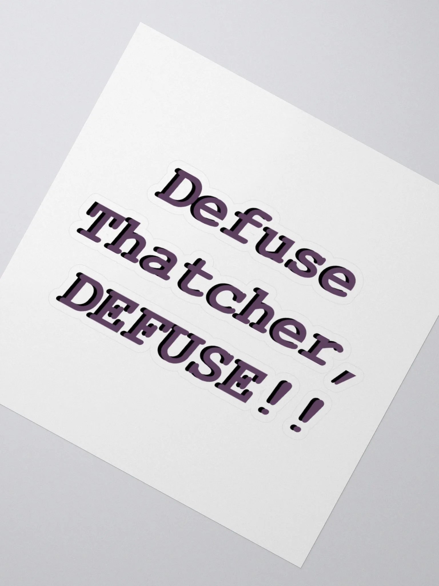 CondoDEFUSE Sticker product image (2)