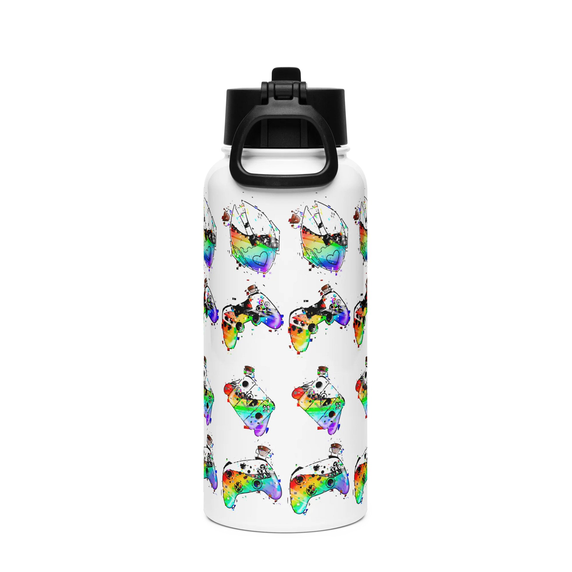 Glitched Gaming Controllers Waterbottle product image (2)