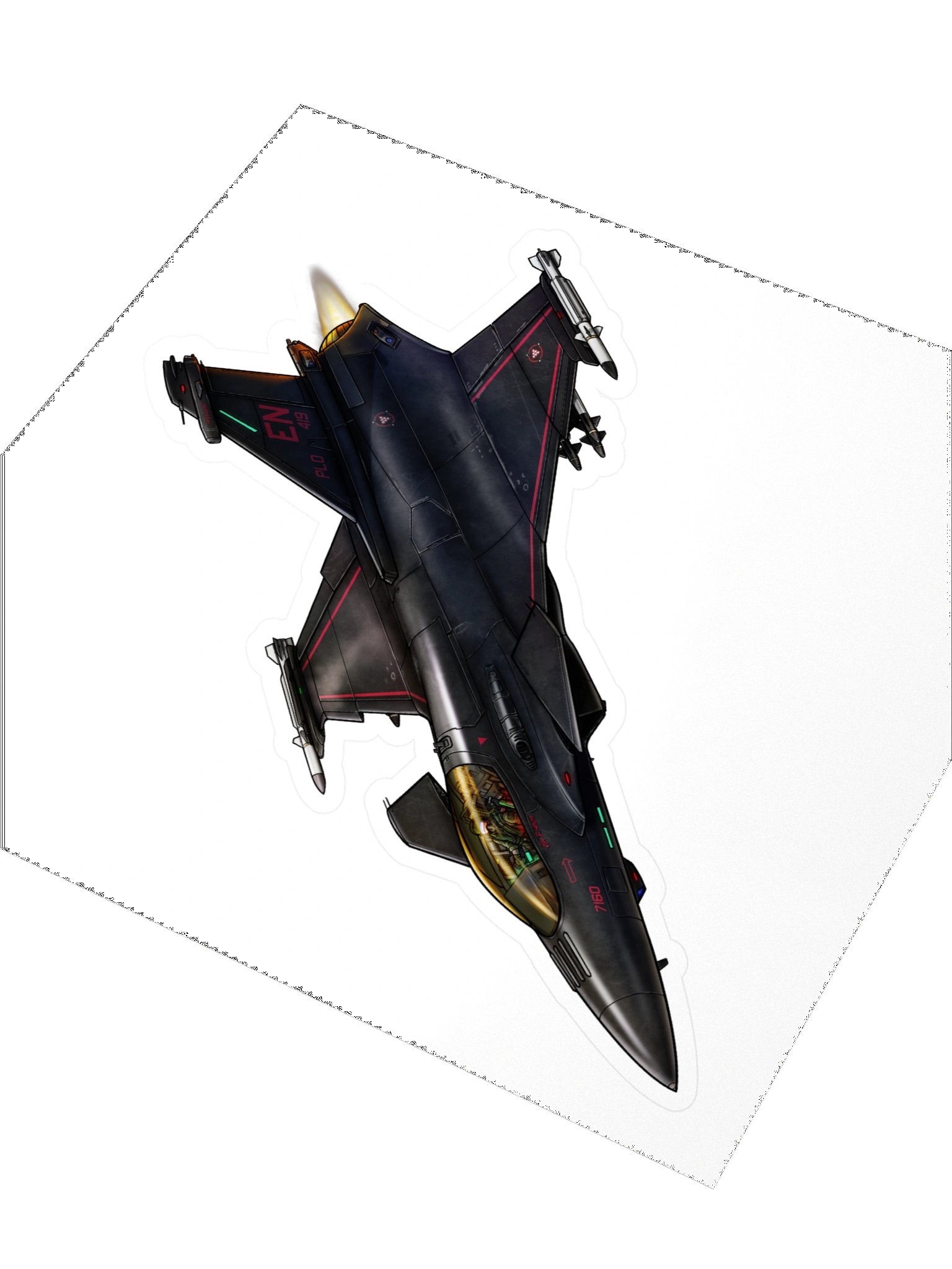 Revoker - Black (5.5 inch Sticker) product image (3)
