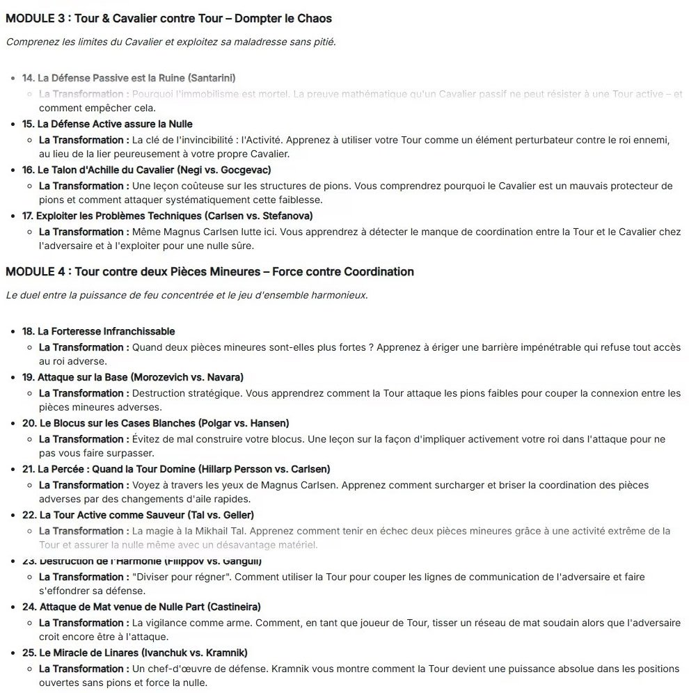 L'Art de la Finale Partie 4: Comment utiliser la paire de fous et les tours pour dominer votre adversaire product image (3)