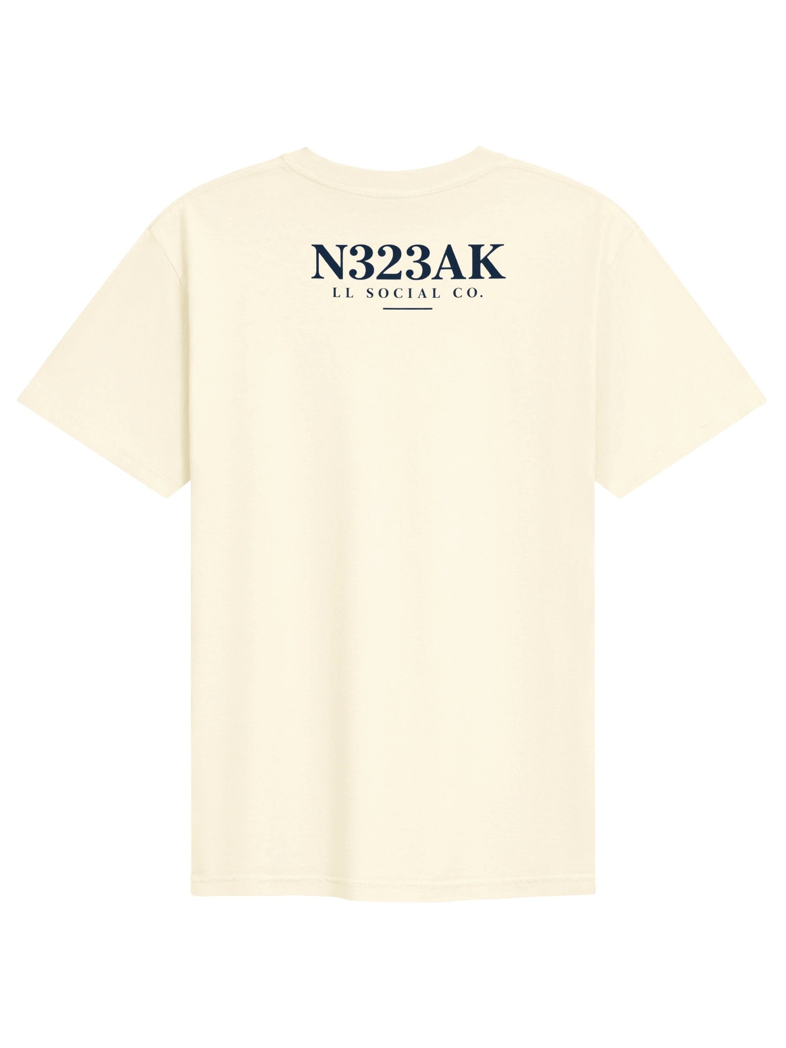 LL Social Co. N323AK Aerostar Tee — Ivory product image (17)