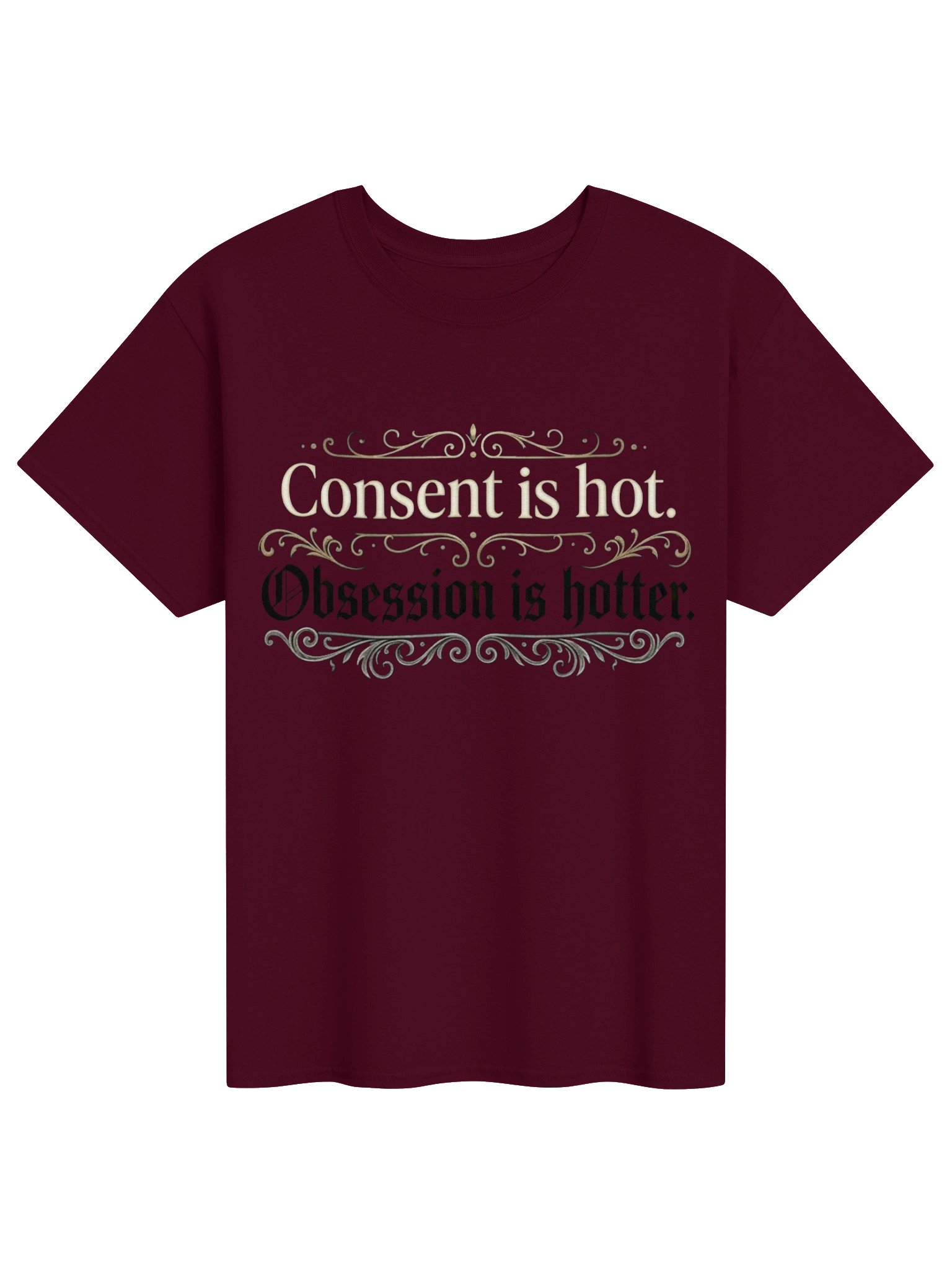 The Literary Obsession Heavyweight Tee - Dark Romance Edition product image (1)