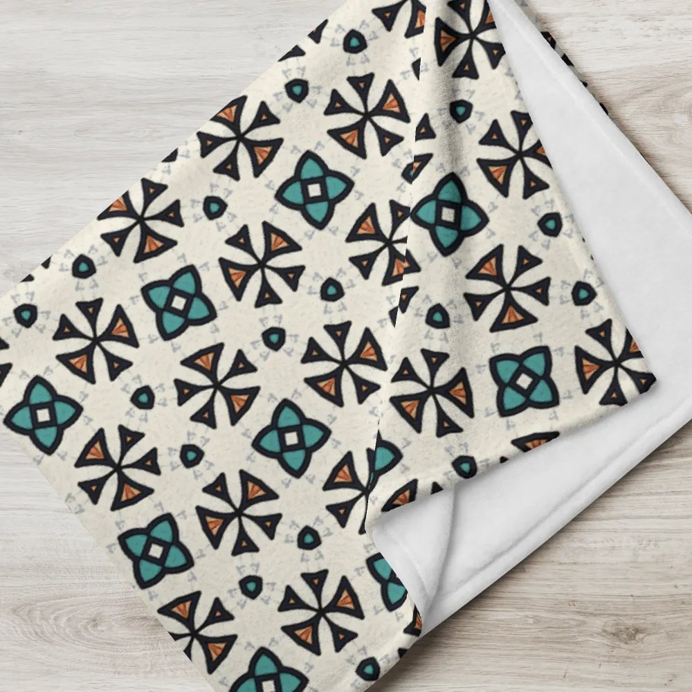 Abstract Florals Throw Blanket product image (7)