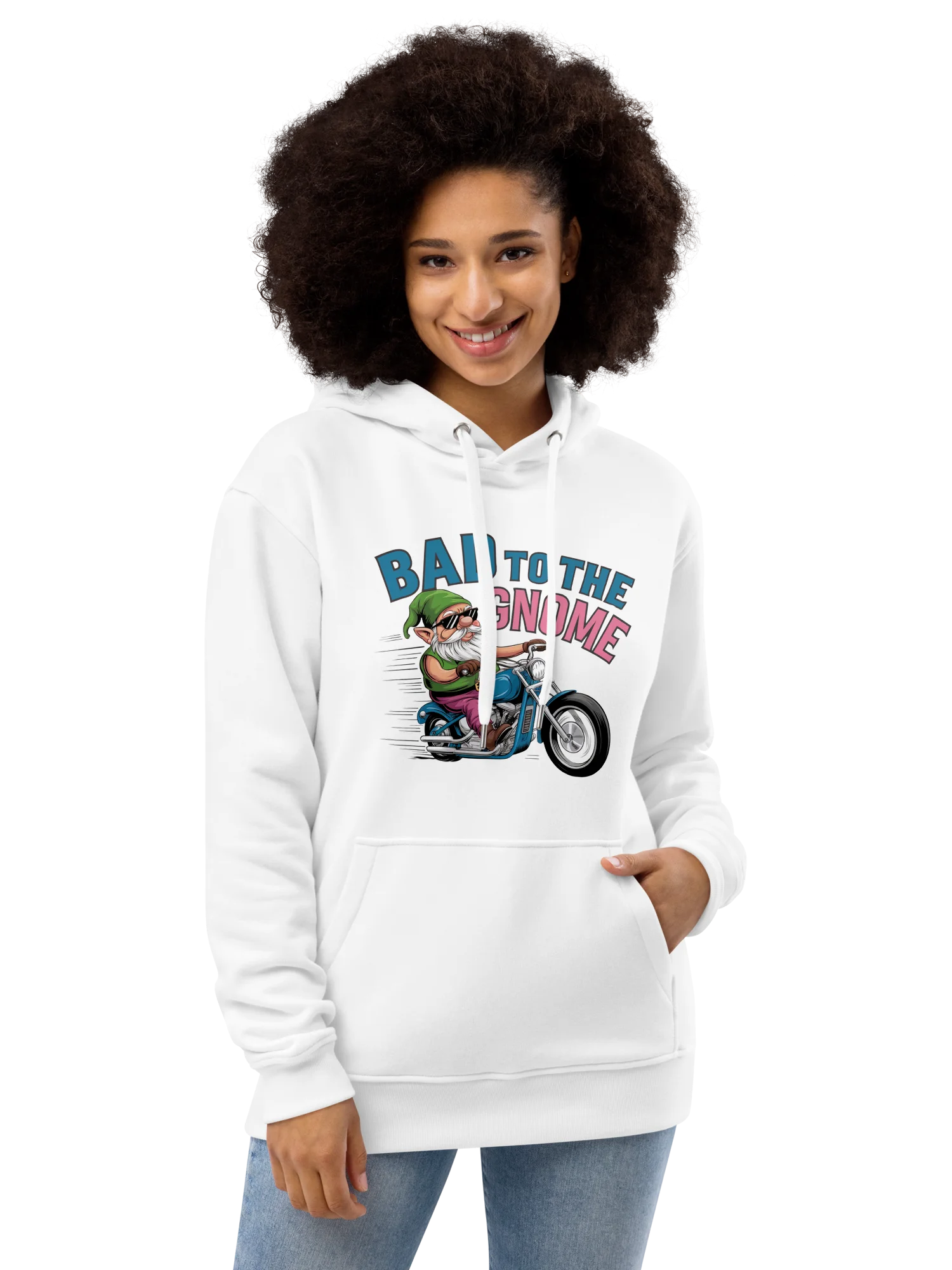 Bad to the Gnome Motorcycle Hoodie product image (6)