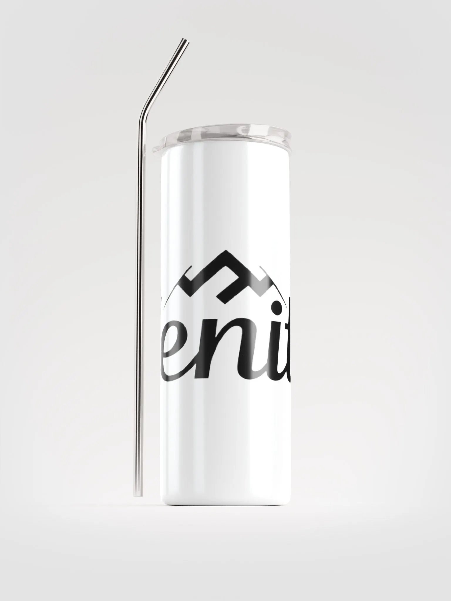 Zenith 20oz Vacuum-Insulated Stainless Steel Tumbler with Straw - White Mountain Design product image (2)
