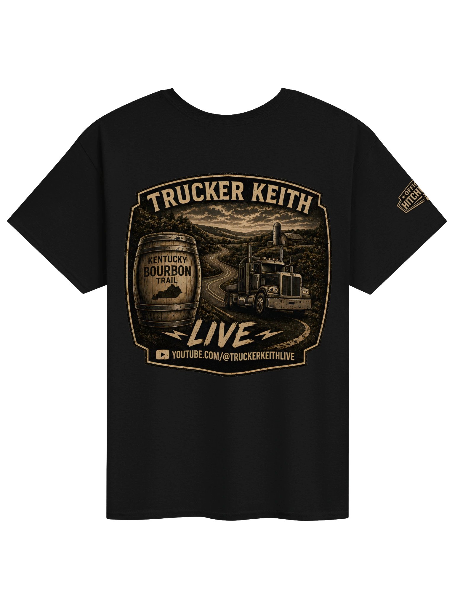 Trucker Keith Live Trucker Emblem Tee product image (2)